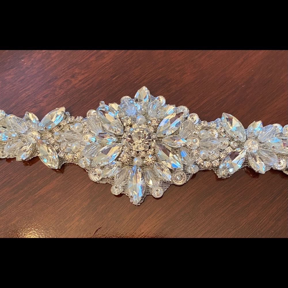 Crystal Bridal Belt with Clasp NIB